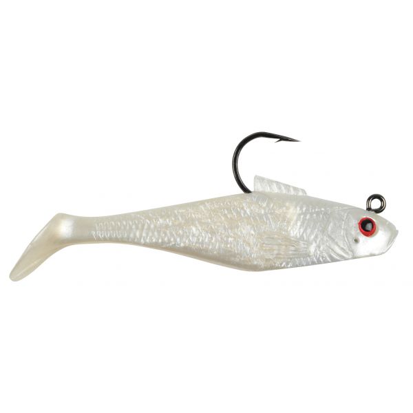 Berkley Powerbait Pre-Rigged Swim Shad - 2in - Pearl Red Eye