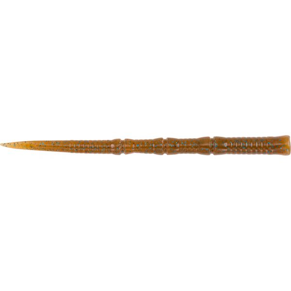 Berkley Powerbait Flute Worm - 4.7in - Cinnamon Brown Blue Fleck