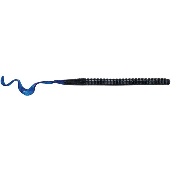 Berkley Powerbait Power Worm - 12in - Black/Blue