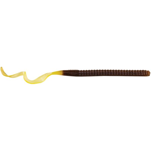 Berkley Powerbait Power Worm - 12in - Pumpkin Chartreuse