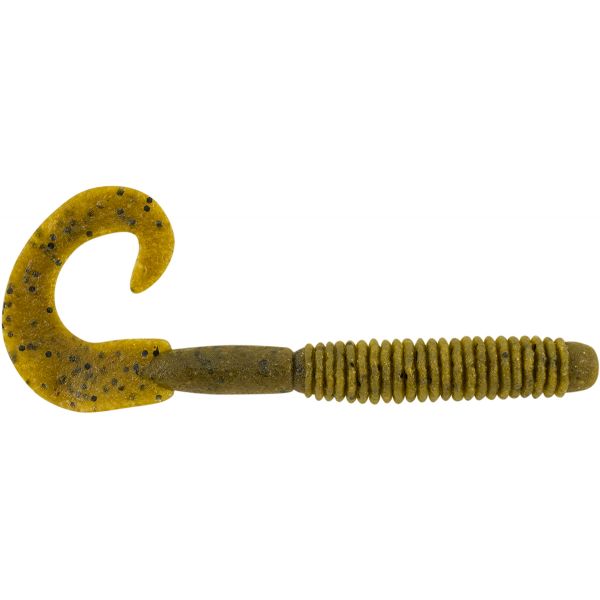 Berkley Powerbait Maxscent Lunch Worm - Green Pumpkin