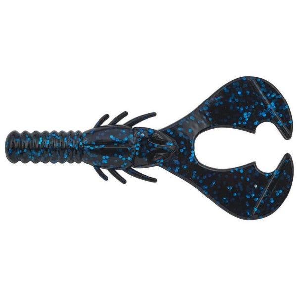 Berkley PowerBait Shape 108 - 3in - Black Blue Fleck