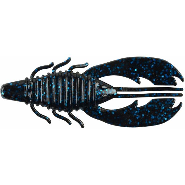 Berkley Powerbait Craw Fatty - 3.25in - Black Blue Fleck