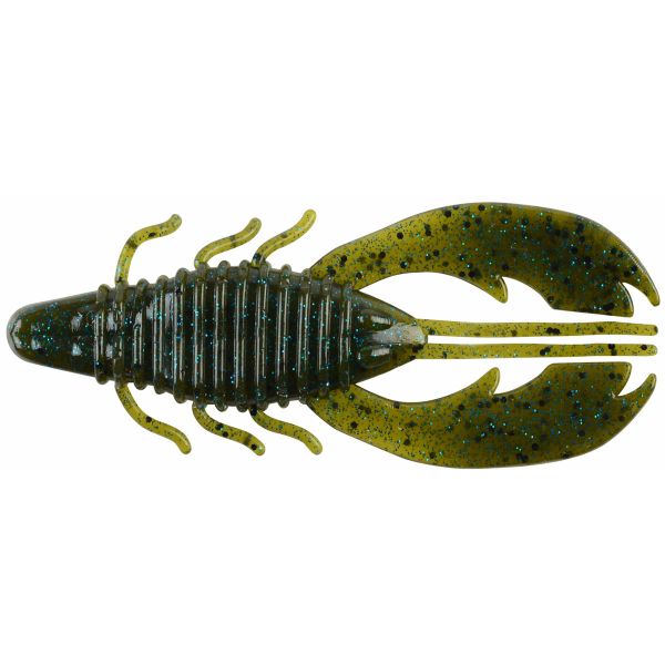 Berkley Powerbait Craw Fatty - 3.25in - Green Pumpkin Blue