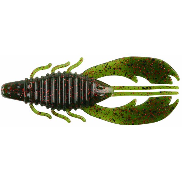 Berkley Powerbait Craw Fatty - 3.25in - Green Pumpkin Red