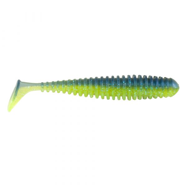 Berkley Powerbait Power Swimmer - 3.8in - Electric Blue Chartreuse