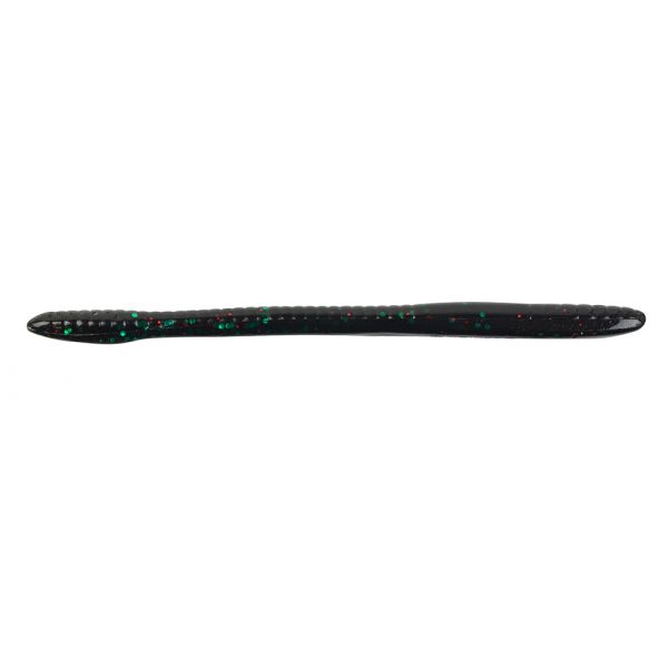 Berkley Powerbait Bottom Hopper Worm - 4.75in - Black Emerald