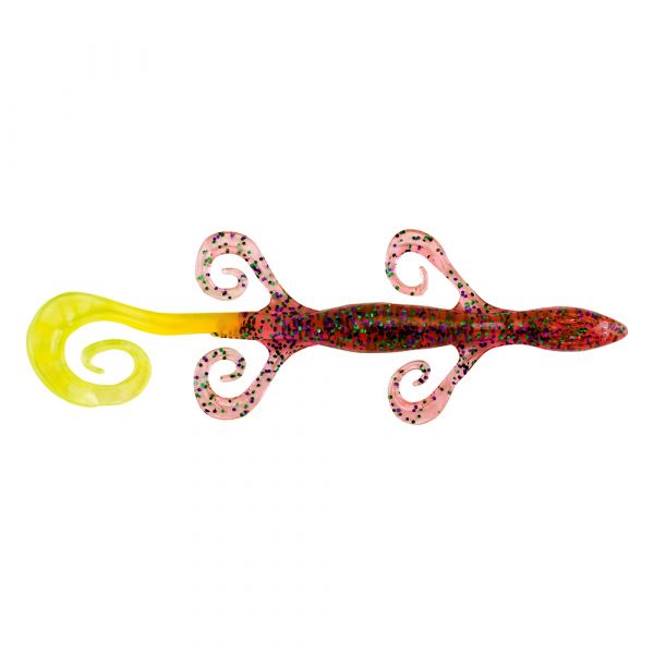 Berkley Powerbait Lizard - 4in - Cotton Candy/Chartreuse