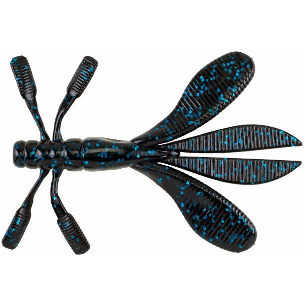 Berkley Powerbait Mantis Bug - Black Blue Fleck