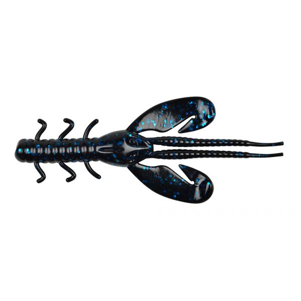 Berkley Power Bait Rocket Craw - Black Blue Fleck