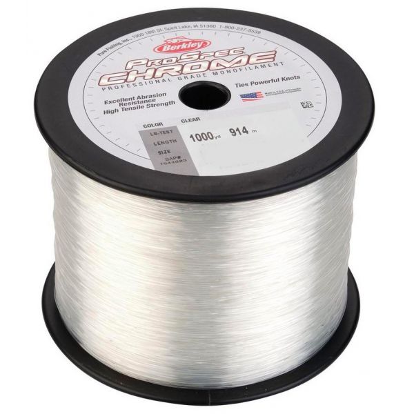 Berkley ProSpec Chrome - 1000 yd. Spool - Clear - 10 lb.