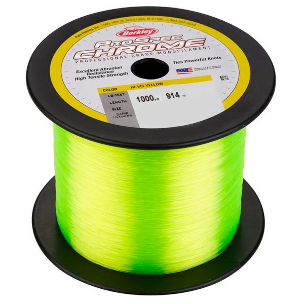 Berkley ProSpec Chrome - 1000 yd. - Hi-Vis Yellow - 12 lb.