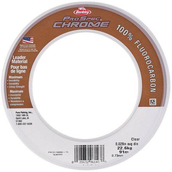 Berkley ProSpec Chrome Fluorocarbon Leader