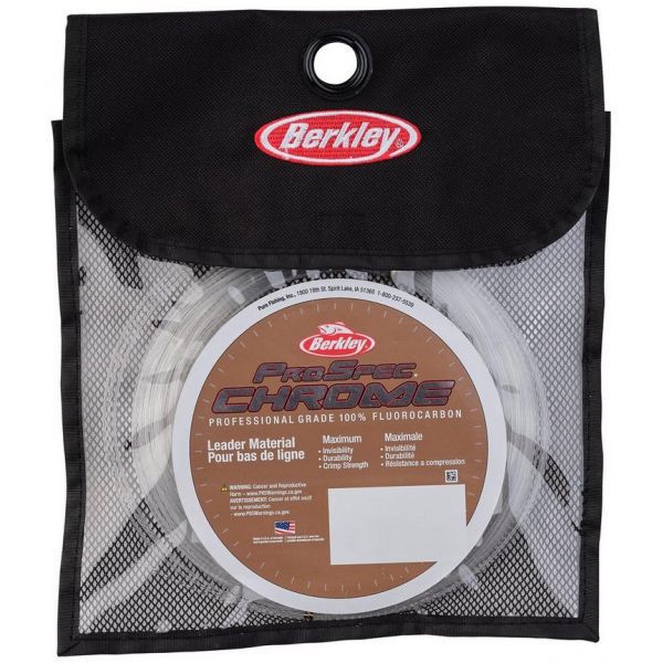 Berkley ProSpec Chrome Fluorocarbon Leader - 33yd - 100lb-200lb