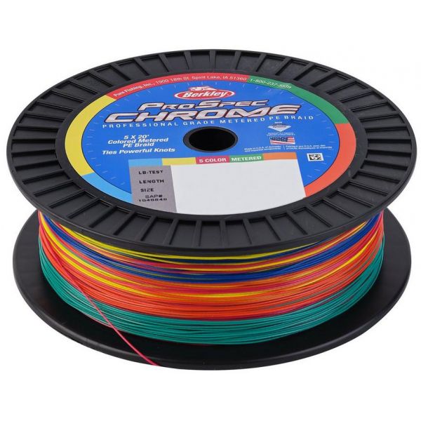 Berkley ProSpec Chrome 5x20' Metered Braid - 100lb - 500yd