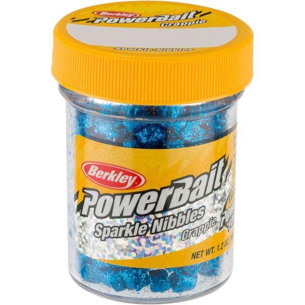 Berkley SCSN-BLSP PowerBait Sparkle Crappie Nibbles - Blue Sapphire