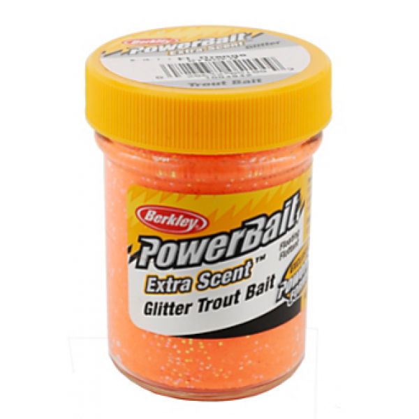 Berkley STBGFO PowerBait Glitter Trout Bait - Fl Orange