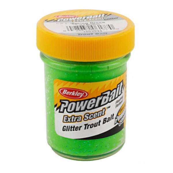 Berkley STBGSG PowerBait Glitter Trout Bait - Spring Green