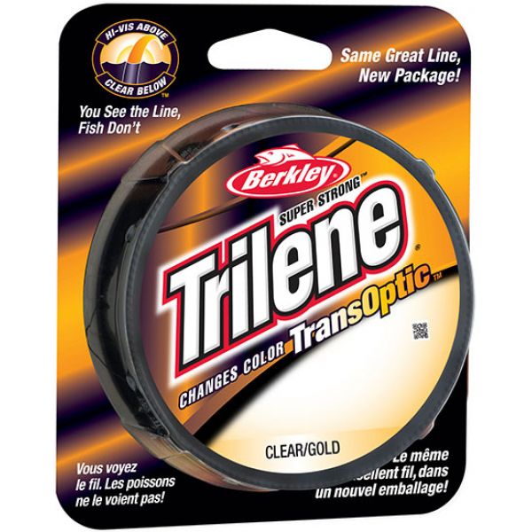 Berkley Trilene Transoptic Monofilament 10-17lb 220yds Clear Gold