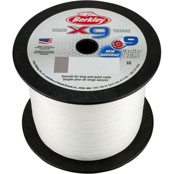 Berkley X9 Braided Line - Crystal - 100lb - 2188yds