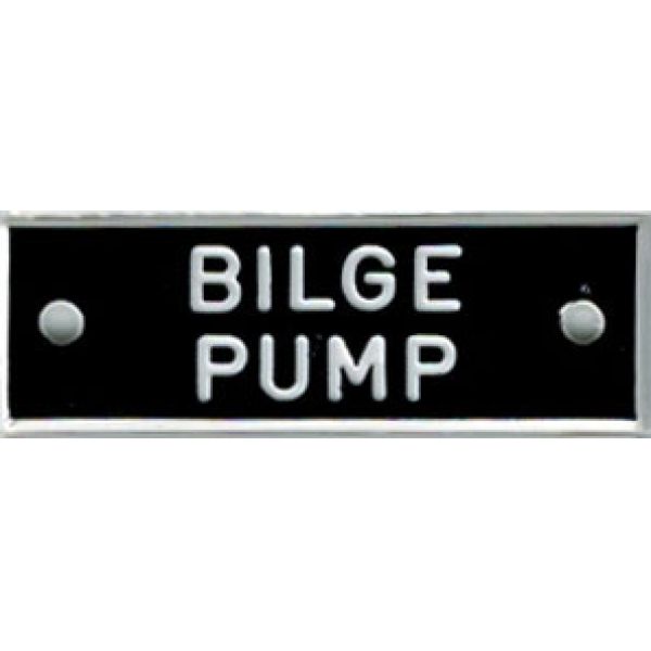 Bernard IP002 'Bilge Pump' 1.5in Identi-Plate