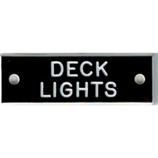 Bernard IP006 'Deck Lights' 1.5in Identi-Plate