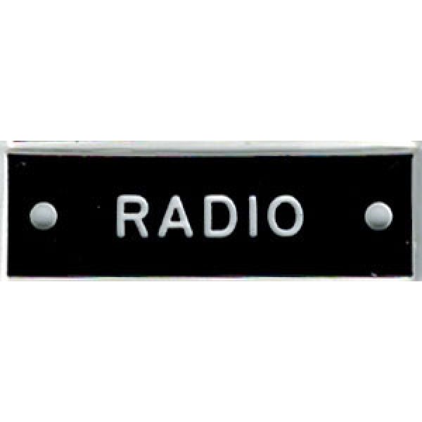 Bernard IP018 'Radio' 1.5in Identi-Plate