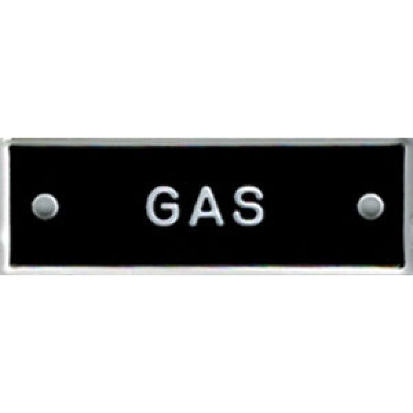 Bernard IP055 'Gas' 1.5in Identi-Plate