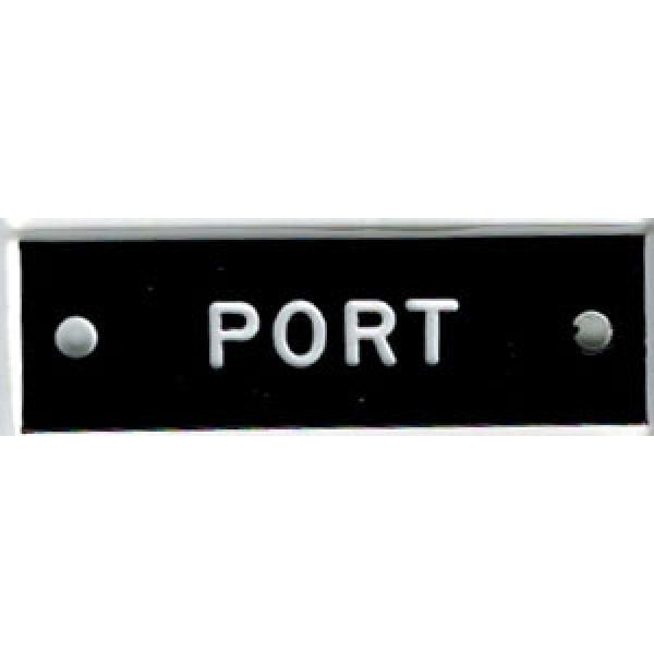 Bernard IP071 'Port' 1.5in Identi-Plate