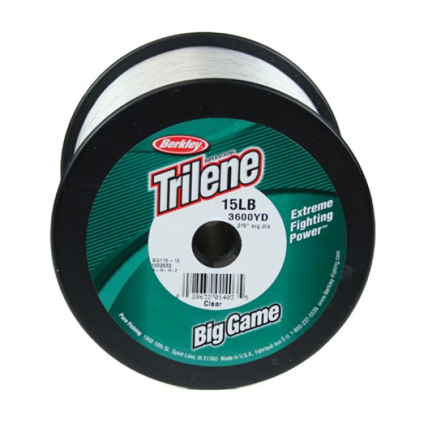 Berkley Trilene Big Game 1 Lb. Spool 15 Lb. Test Clear