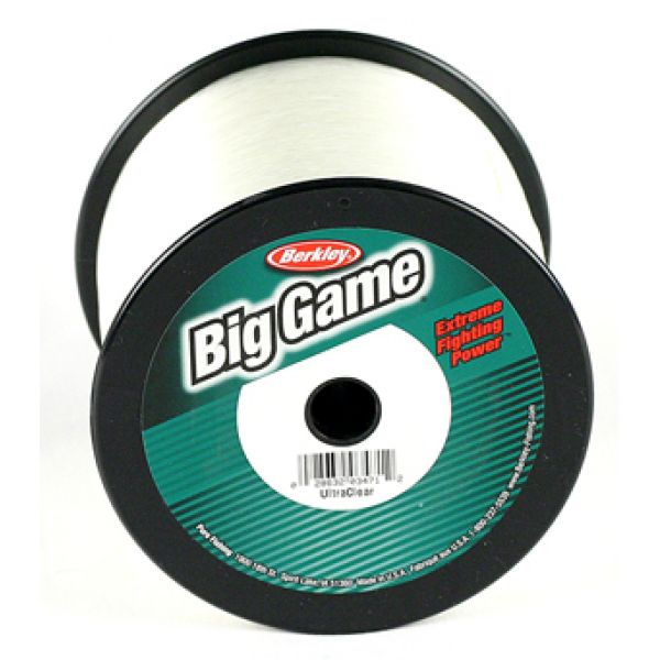 Berkley BGQS30-15 30 Lb Trilene Big Game Mono Line 1/4Lb Spool Clear 