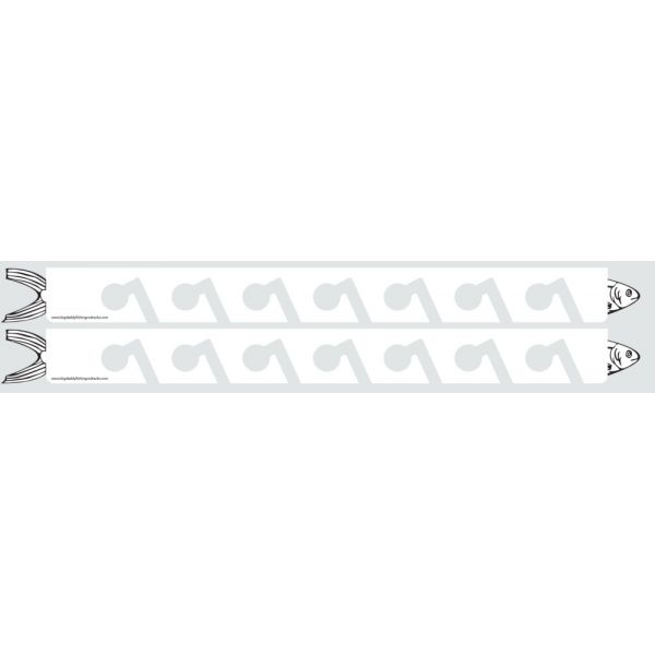 Big Daddy Fishing Rod Racks - 10 Rod Rack - White