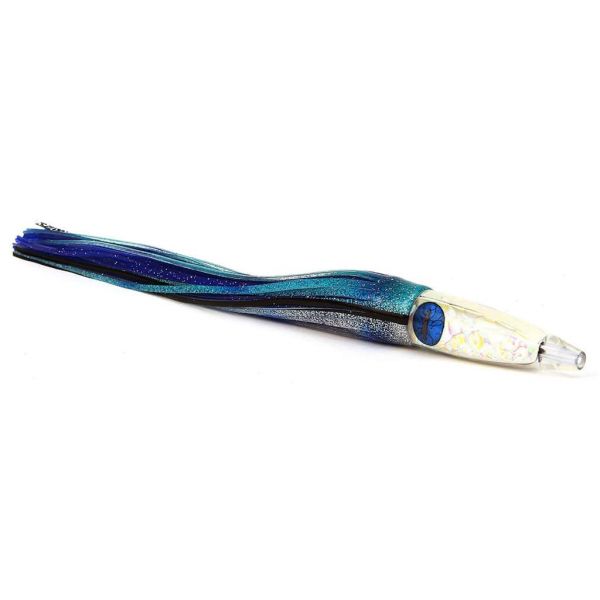 Big Tuna Teasers Spartacus 40 Bullet Lure White/Blue