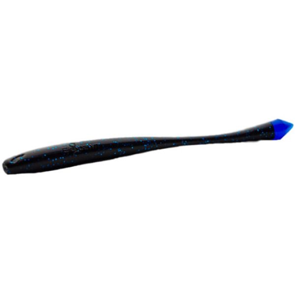 BioSpawn Plasma Tail Bait 4.5in - Black Blue Flk/Blue