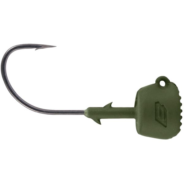 BKK Silent Chaser-Draggin' NED Jigheads - 1/8oz - 1/0 Hook - Green