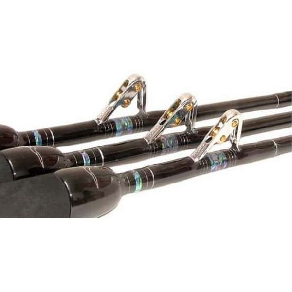 Black Bart BWPR30 Black/Silver Blue Water Pro 30lb. Standup Rods