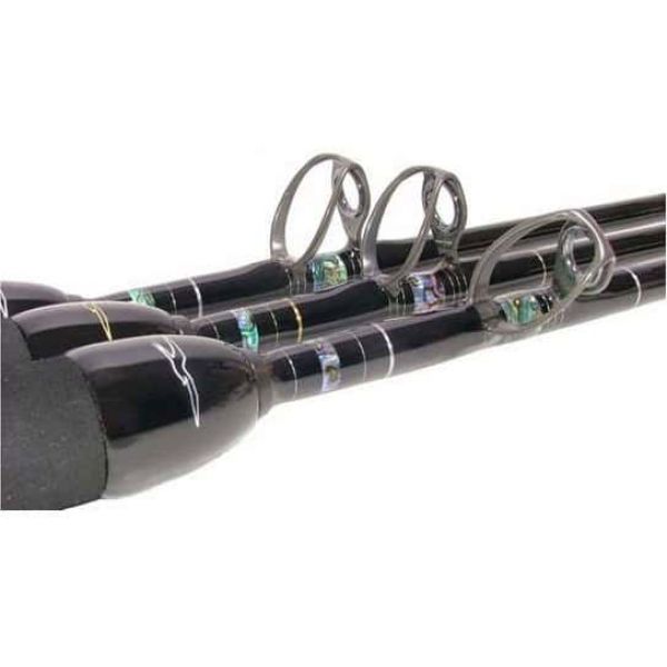 Black Bart BWPS30 Black/Gold Blue Water Pro 30lb. Standup Rods