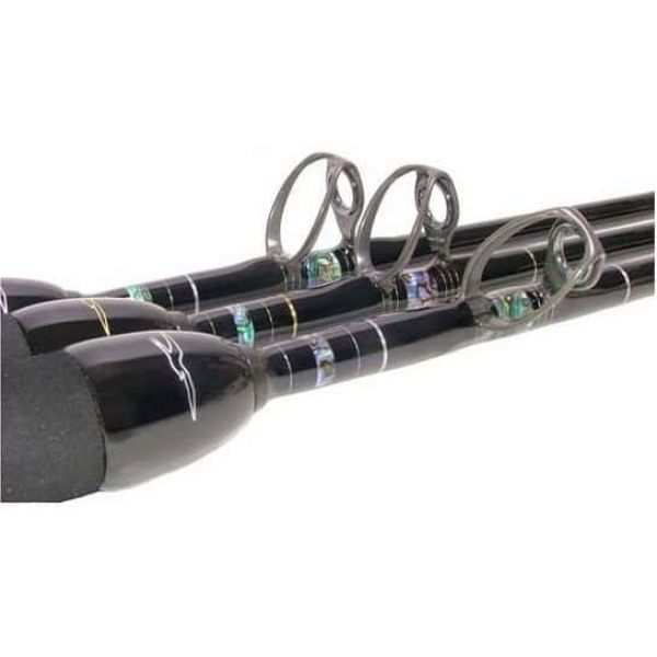 Black Bart BWPS30 Black/Silver Blue Water Pro 30lb. Standup Rods