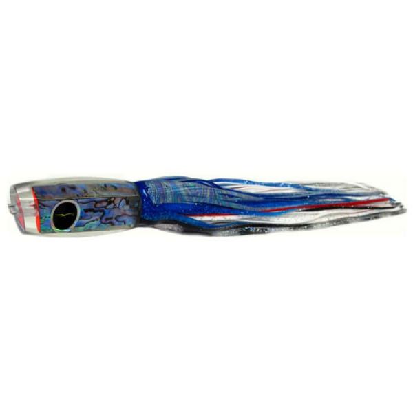 Black Bart Med/Heavy Angle Nose Blue Foil/White