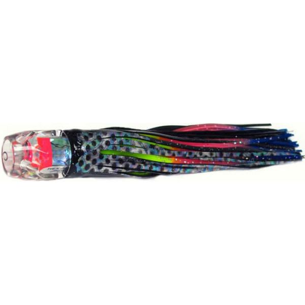 Black Bart Lures Light Tackle Lures Hex Jet Black Dot/Rainbow BKD/RA