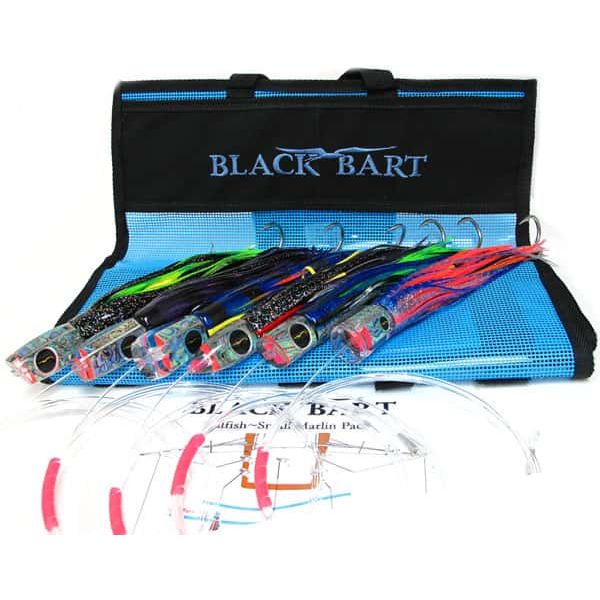 Black Bart Lures, Rigged Pack Single Hooks