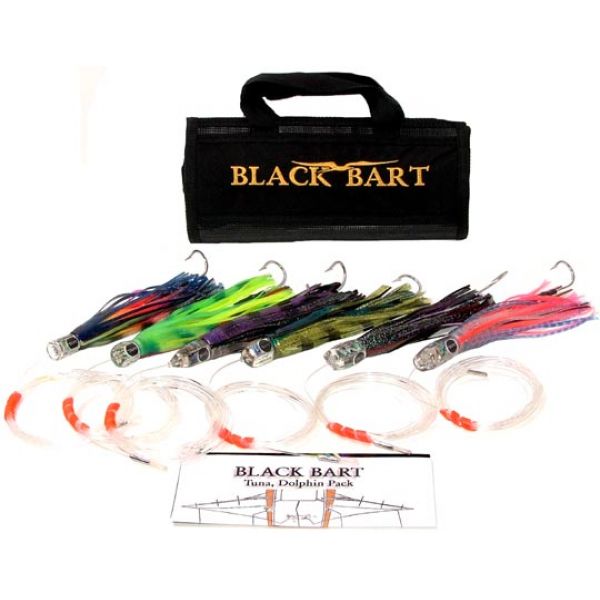 Black Bart Lures Tuna/Dolphin Rigged Trolling Pack
