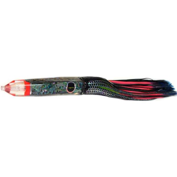 Black Bart Med/Heavy Wahoo Candy Black Dot/Rainbow