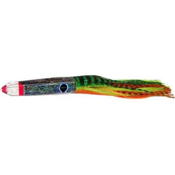 Black Bart Med/Heavy Wahoo Candy Green Orange Tiger/Yellow Tiger