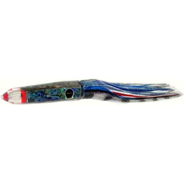 Black Bart Medium/Heavy Tackle Lures Wahoo Candy Blue Foil/White BL/WH