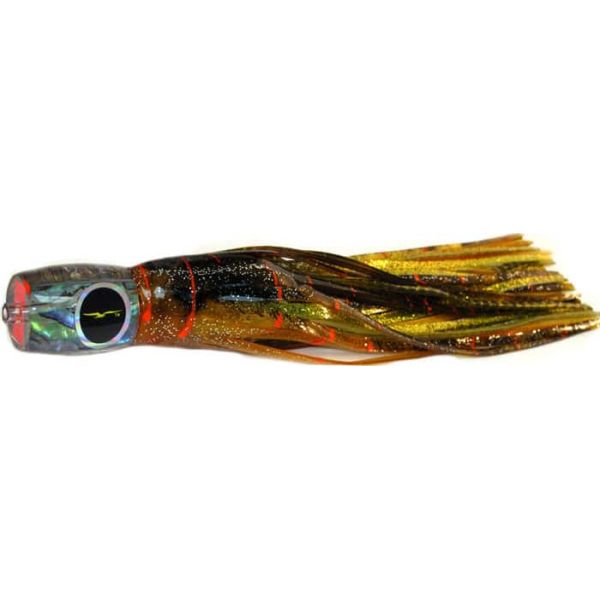 Black Bart Medium Mahi Candy Brown Gold Orange/Gold Dot