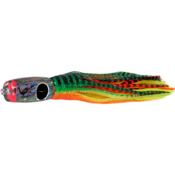 Black Bart Lures Medium Tackle Lures Mini 1656 Flat Nose Green Tiger