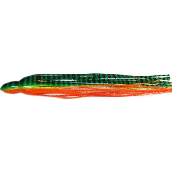 Black Bart S6 15in Lure Replacement Skirts Green Orange Tiger (GOT)