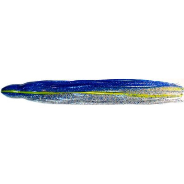 Black Bart S7 17in Lure Replacement Skirts Blue Yellow Stripe (BLY)