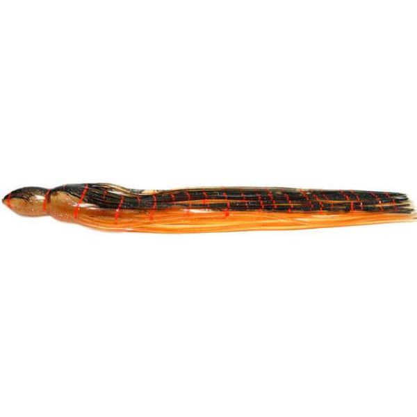 Black Bart S7 17in Lure Replacement Skirts Brown-Gold Orange (BGO)